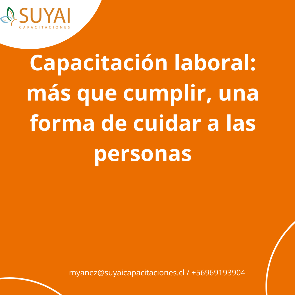 Capacitación laboral: más que cumplir, una forma de cuidar a las personas